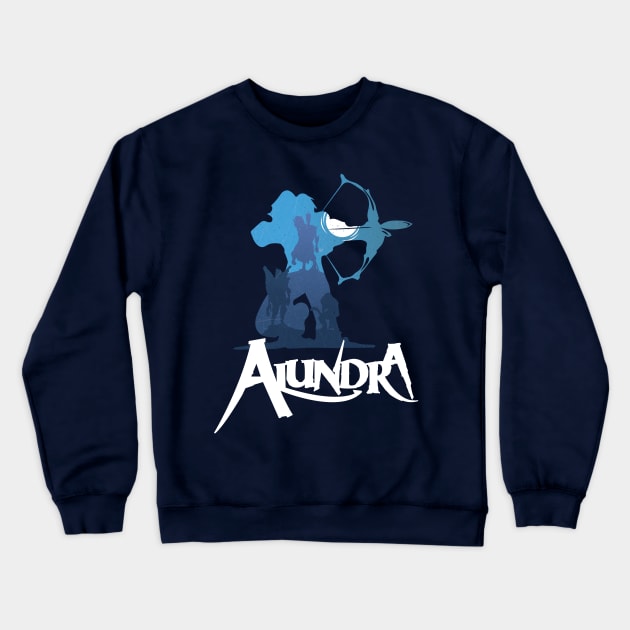 Alundra Crewneck Sweatshirt by Alundrart